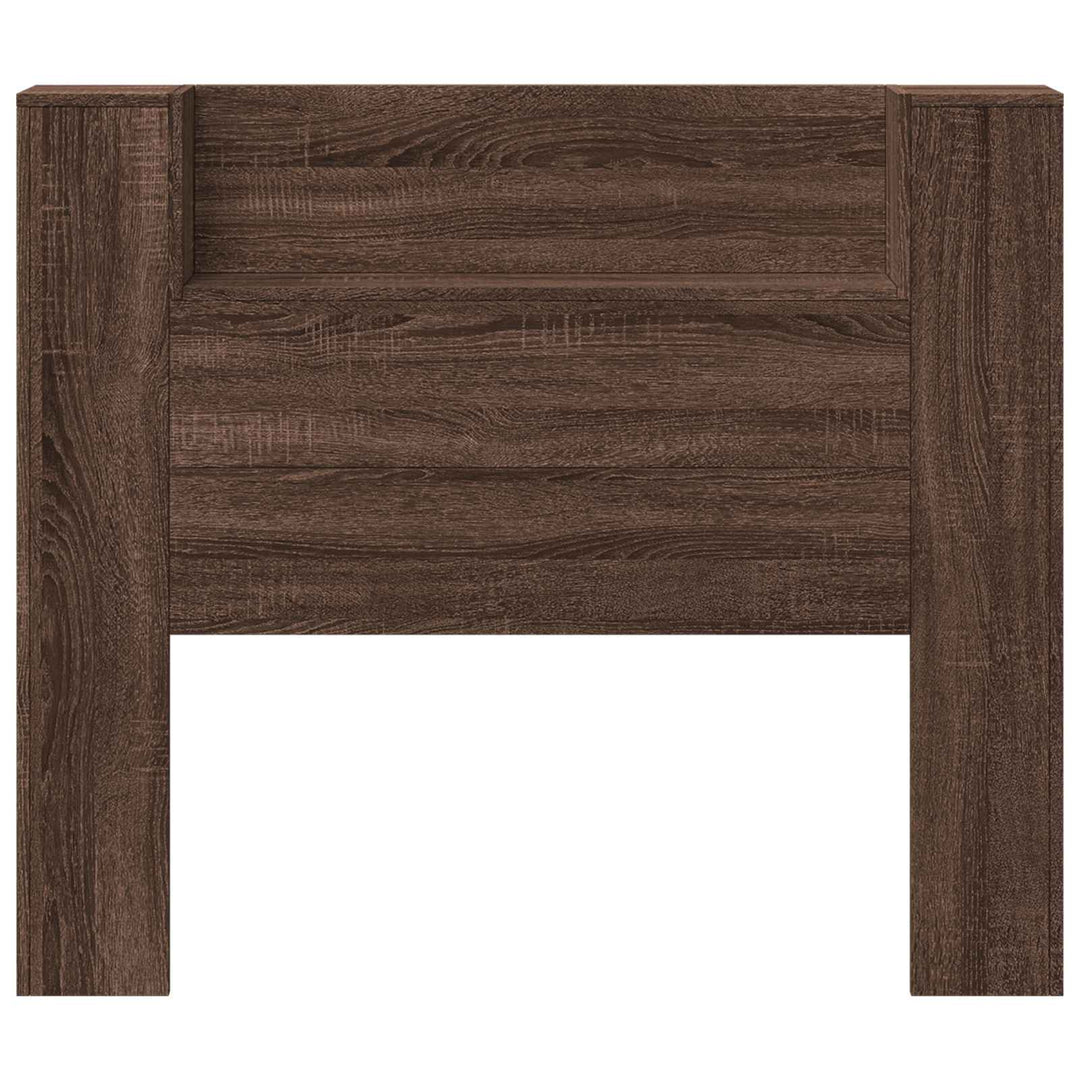 Hovedgærde Brun eg 120 x 16,5 x 103,5 cm Konstrueret træ