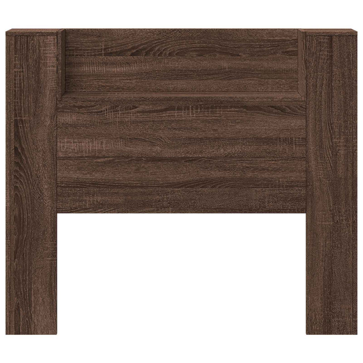 Hovedgærde Brun eg 120 x 16,5 x 103,5 cm Konstrueret træ