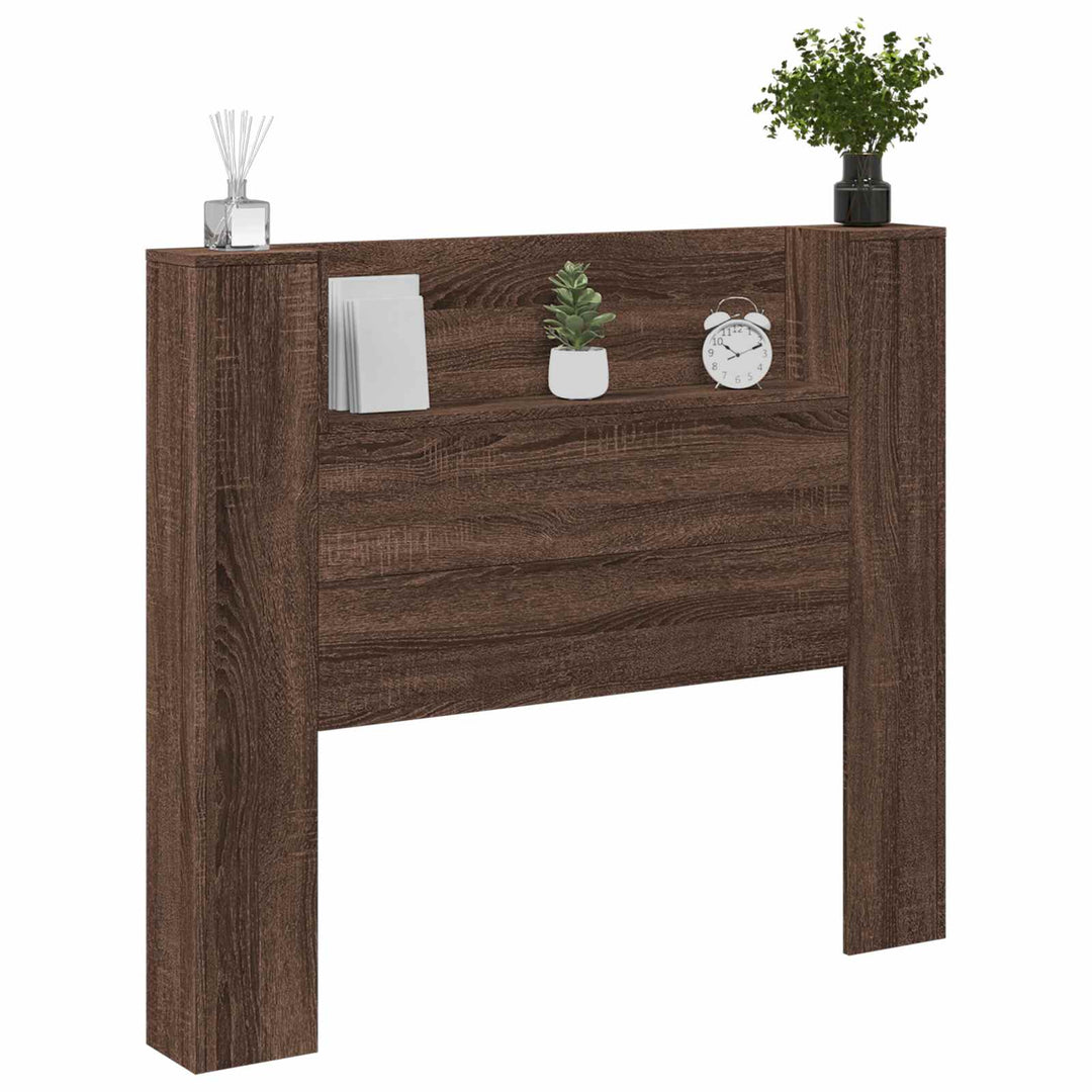 Hovedgærde Brun eg 120 x 16,5 x 103,5 cm Konstrueret træ