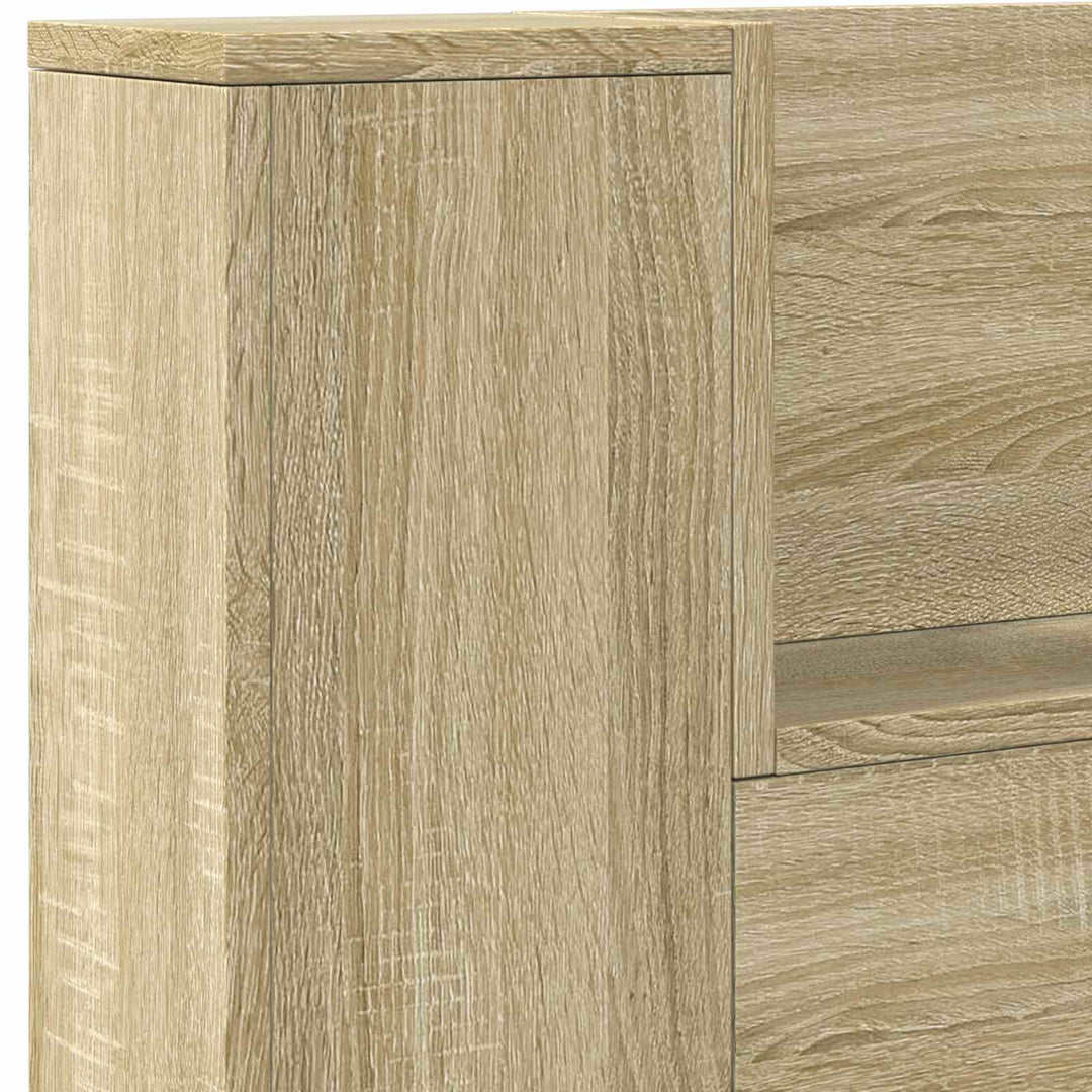 Hovedgærde Sonoma eg 200 x 16,5 x 103,5 cm Konstrueret træ