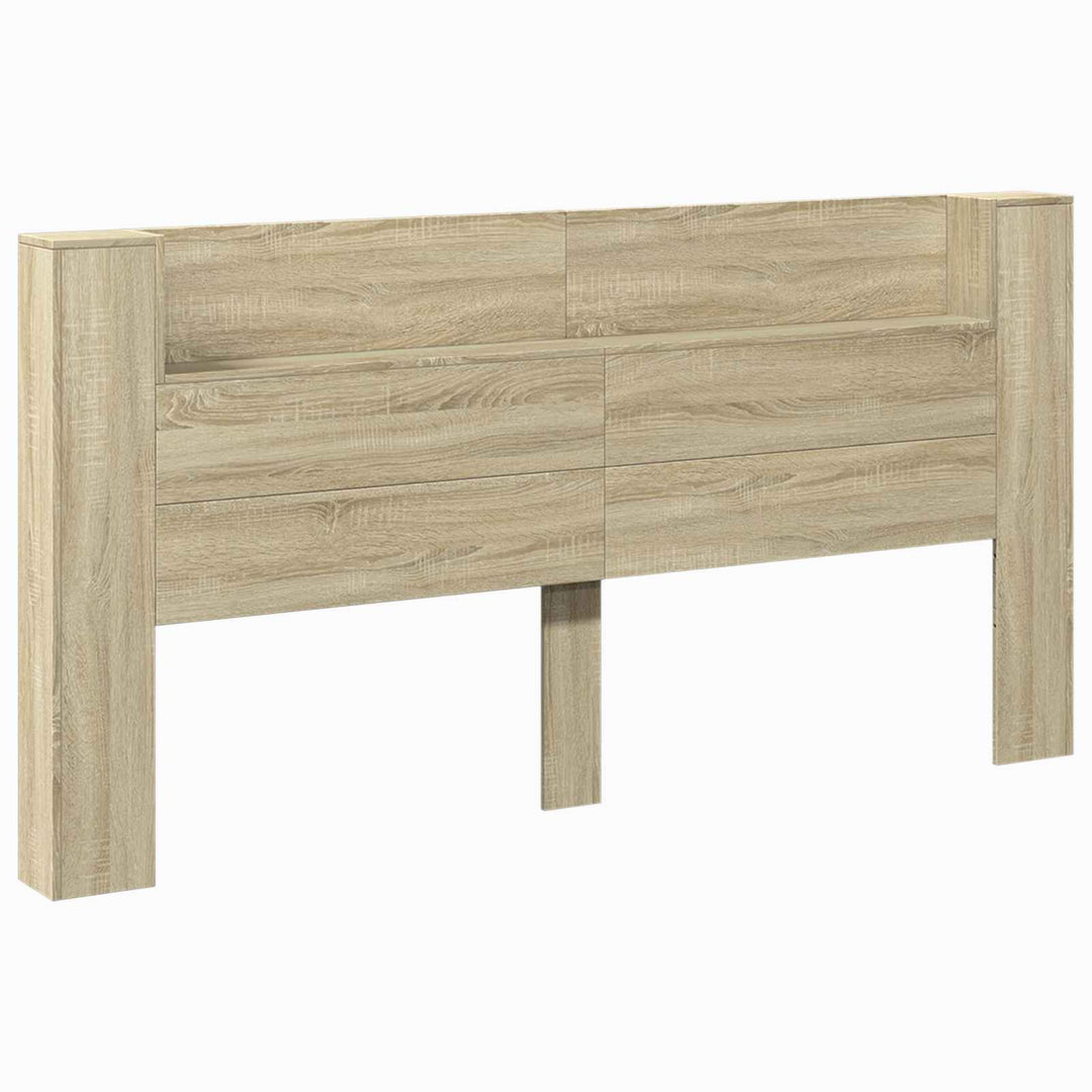 Hovedgærde Sonoma eg 200 x 16,5 x 103,5 cm Konstrueret træ