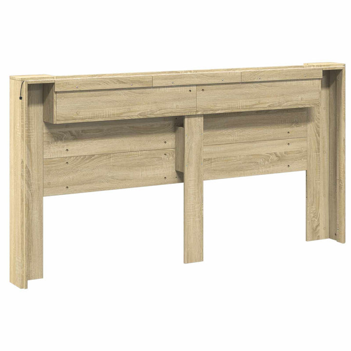 Hovedgærde Sonoma eg 200 x 16,5 x 103,5 cm Konstrueret træ