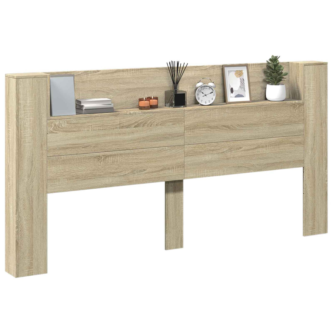 Hovedgærde Sonoma eg 200 x 16,5 x 103,5 cm Konstrueret træ