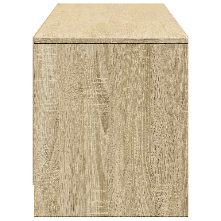 TV-bord med LED 165 x 34 x 40 cm Sonoma eg Konstrueret træ