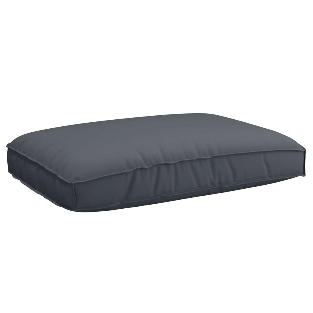 Sofa Sæt med pude Ensfarvet 2 pcs Antracit Massivt Akacietræ