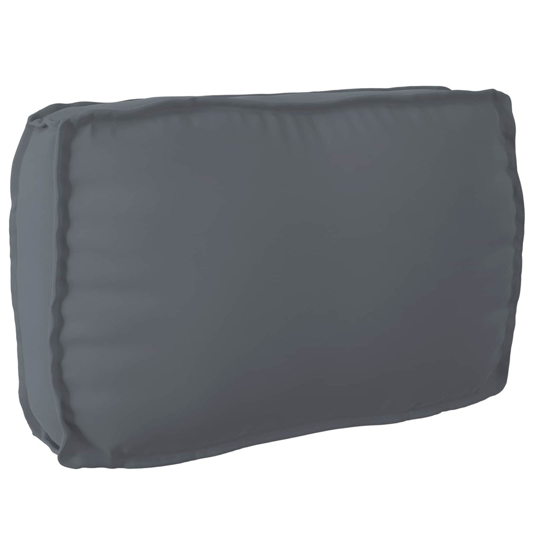Sofa Sæt med pude Ensfarvet 2 pcs Antracit Massivt Akacietræ