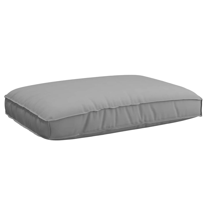 Sofa Sæt med pude Grå 120 x 92 x 69 cm Massivt Akacietræ