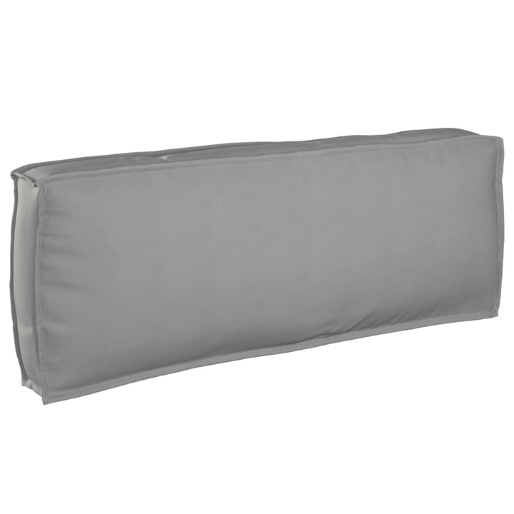 Sofa Sæt med pude Grå 120 x 92 x 69 cm Massivt Akacietræ