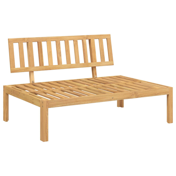 Sofa Sæt med pude Grå 120 x 92 x 69 cm Massivt Akacietræ