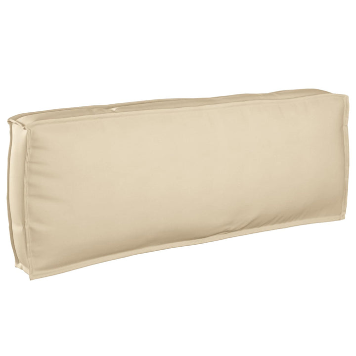 Sofa Sæt med pude Ensfarvet 2 pcs Beige Massivt Akacietræ