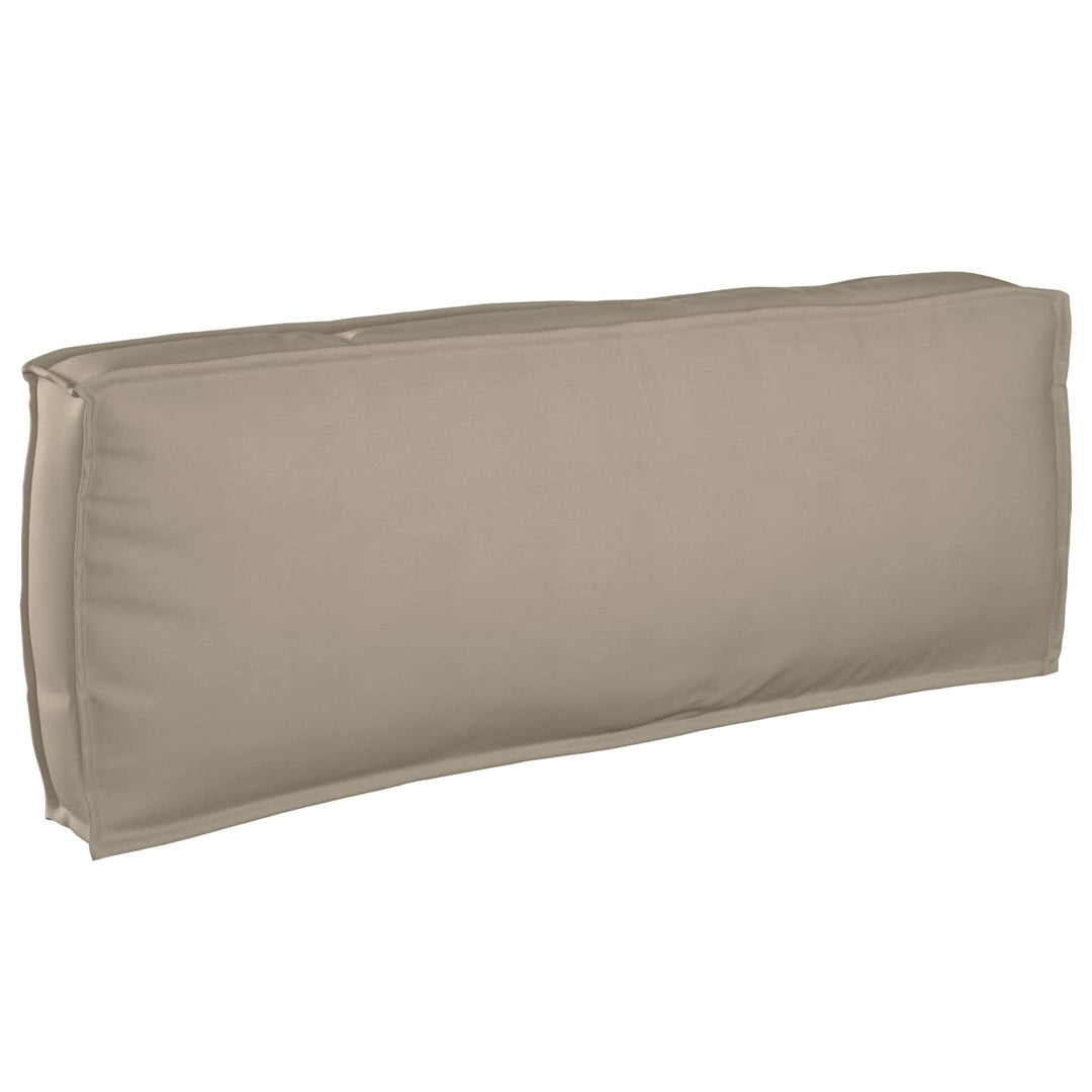 Sofa Sæt med pude Ensfarvet 4 pcs Gråbrun Massivt Akacietræ