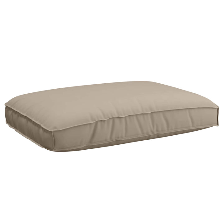 Sofa Sæt med pude Ensfarvet 4 pcs Gråbrun Massivt Akacietræ