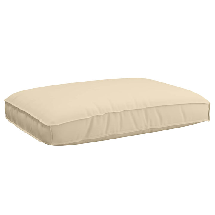 Sofa Sæt med pude Ensfarvet 5 pcs Beige Massivt Akacietræ