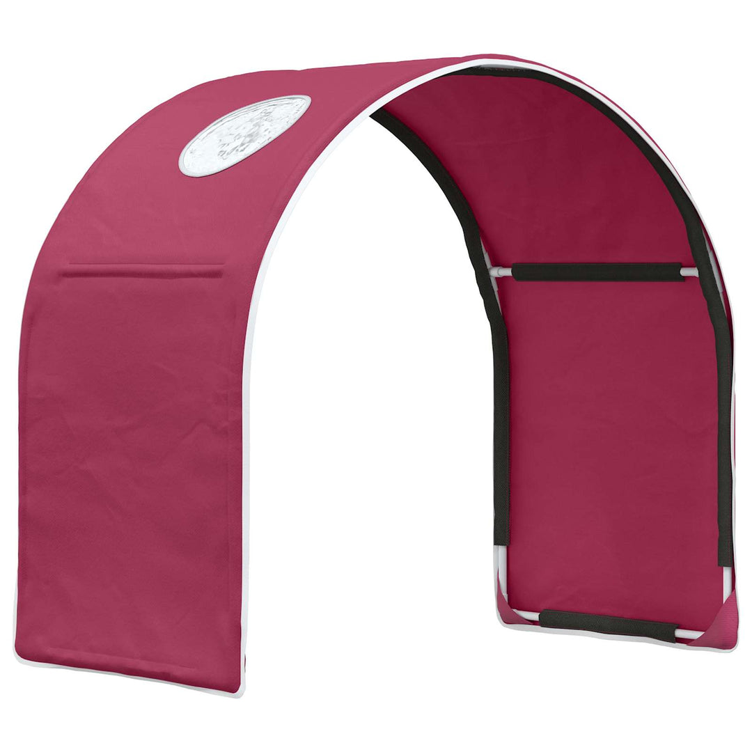 Seng Tunnel 2 pcs Rød 211 x 52,5 x 2 cm Polyester