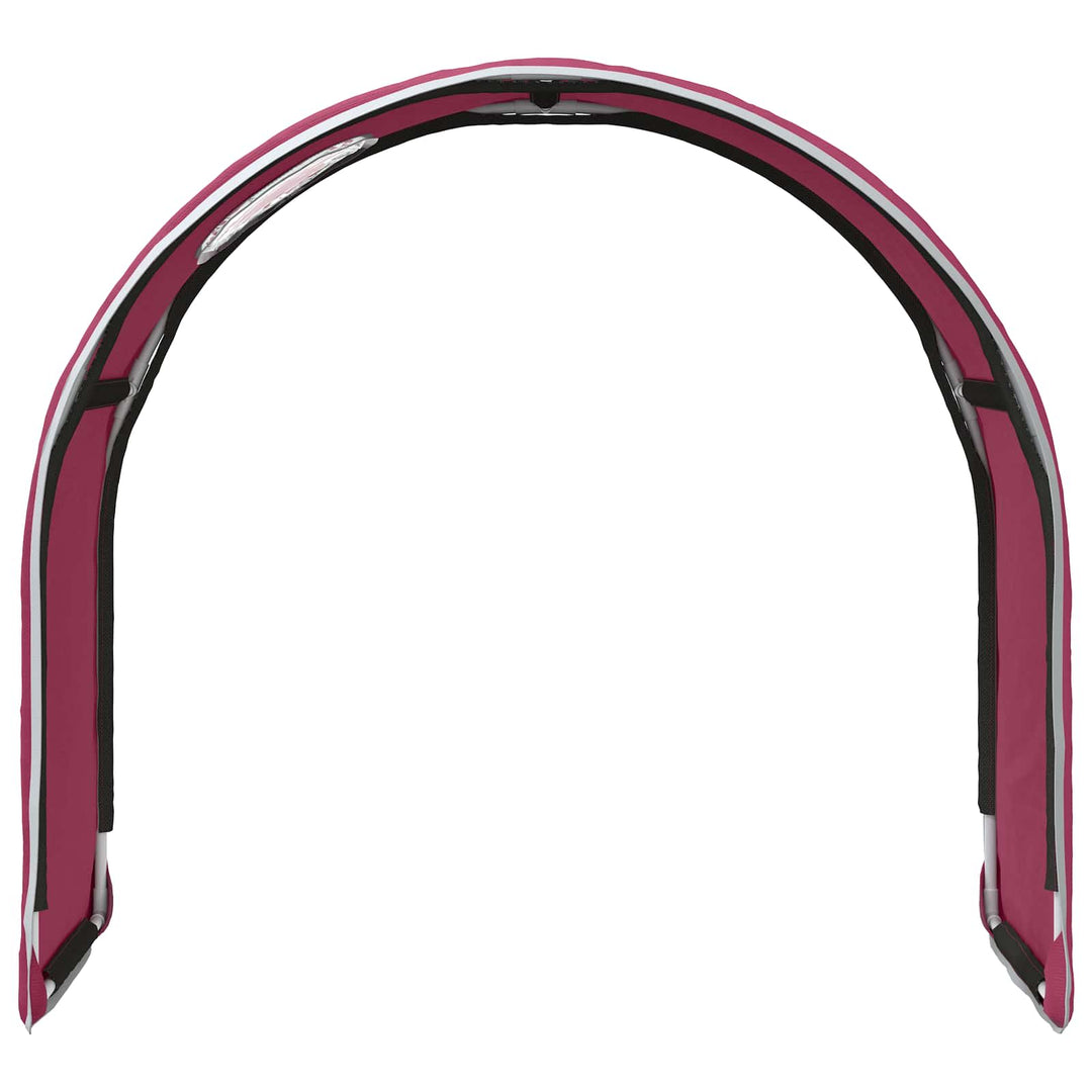 Seng Tunnel 2 pcs Rød 211 x 52,5 x 2 cm Polyester