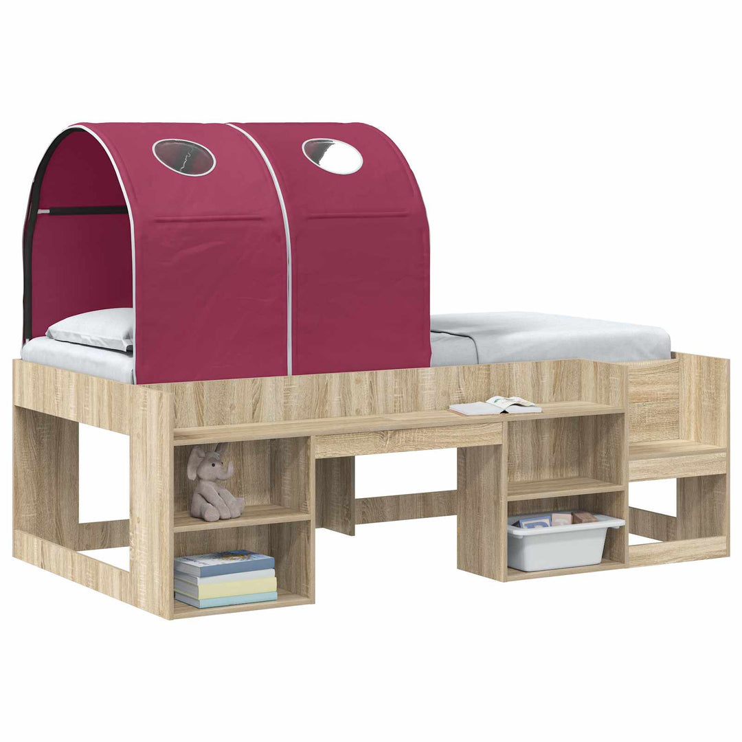 Seng Tunnel 2 pcs Rød 211 x 52,5 x 2 cm Polyester