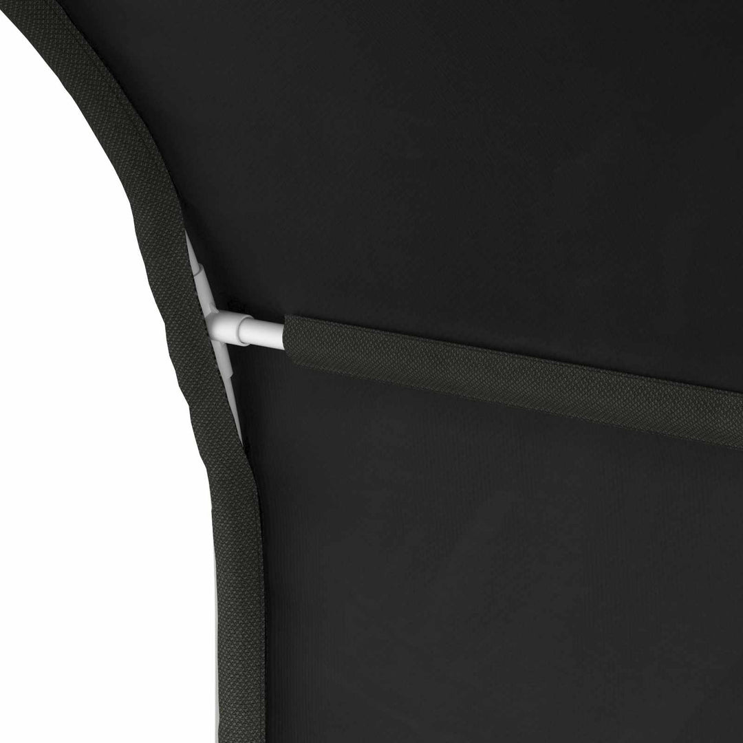Seng Tunnel 2 pcs Sort 211 x 52,5 x 2 cm Polyester