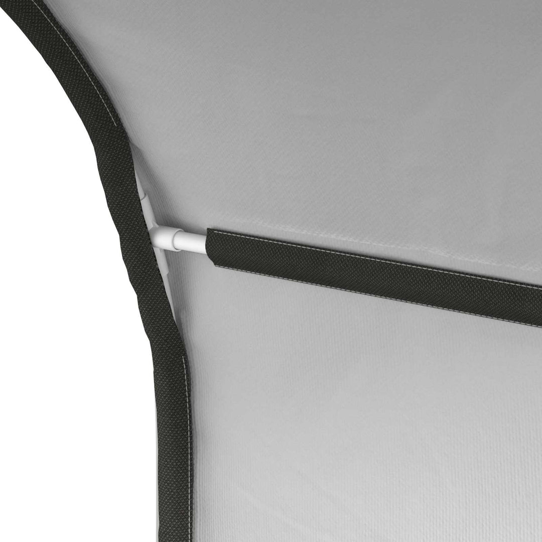 Seng Tunnel 2 pcs Hvid 211 x 52,5 x 2 cm Polyester