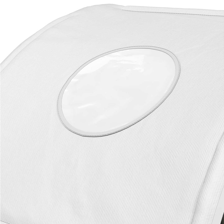 Seng Tunnel 2 pcs Hvid 211 x 52,5 x 2 cm Polyester