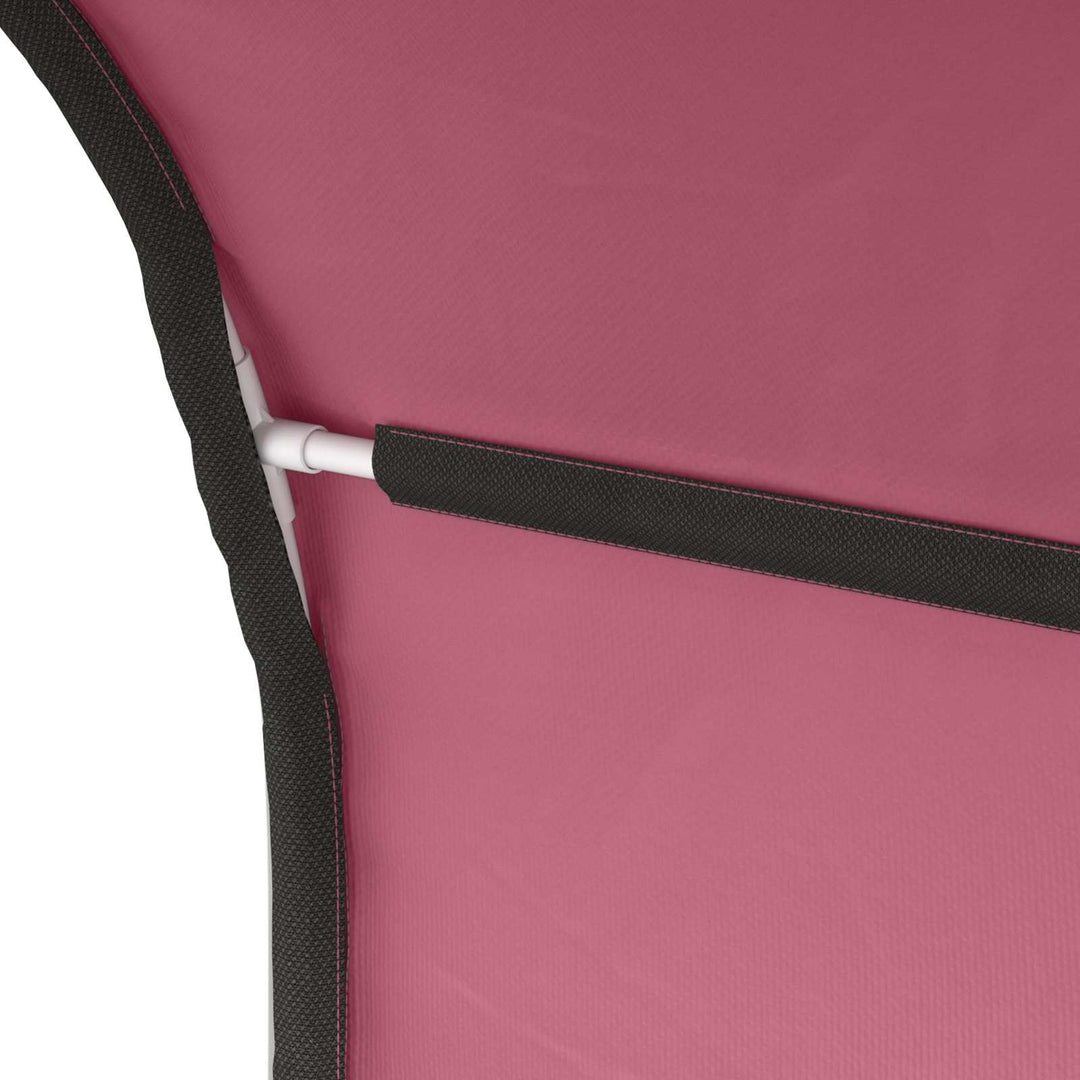 Seng Tunnel 2 pcs Lyserød 211 x 67.5 x 2 cm Polyester