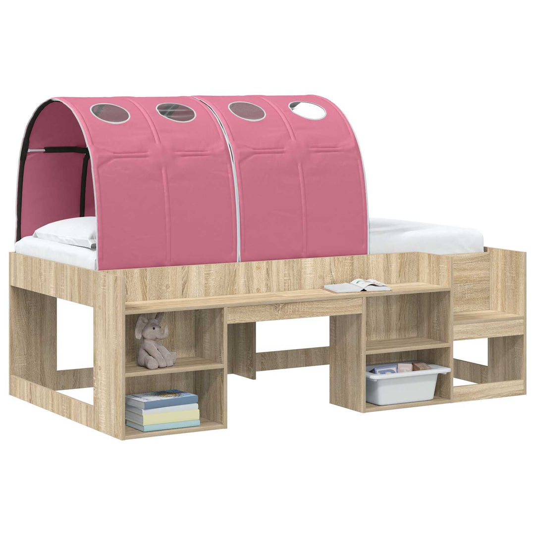 Seng Tunnel 2 pcs Lyserød 211 x 67.5 x 2 cm Polyester