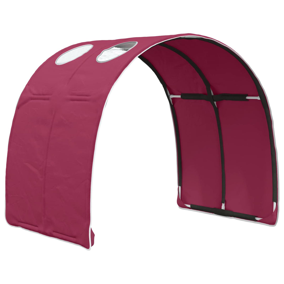 Seng Tunnel 2 pcs Rød 211 x 67.5 x 2 cm Polyester