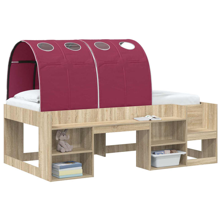 Seng Tunnel 2 pcs Rød 211 x 67.5 x 2 cm Polyester