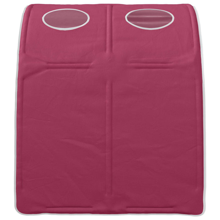 Seng Tunnel 2 pcs Rød 211 x 67.5 x 2 cm Polyester
