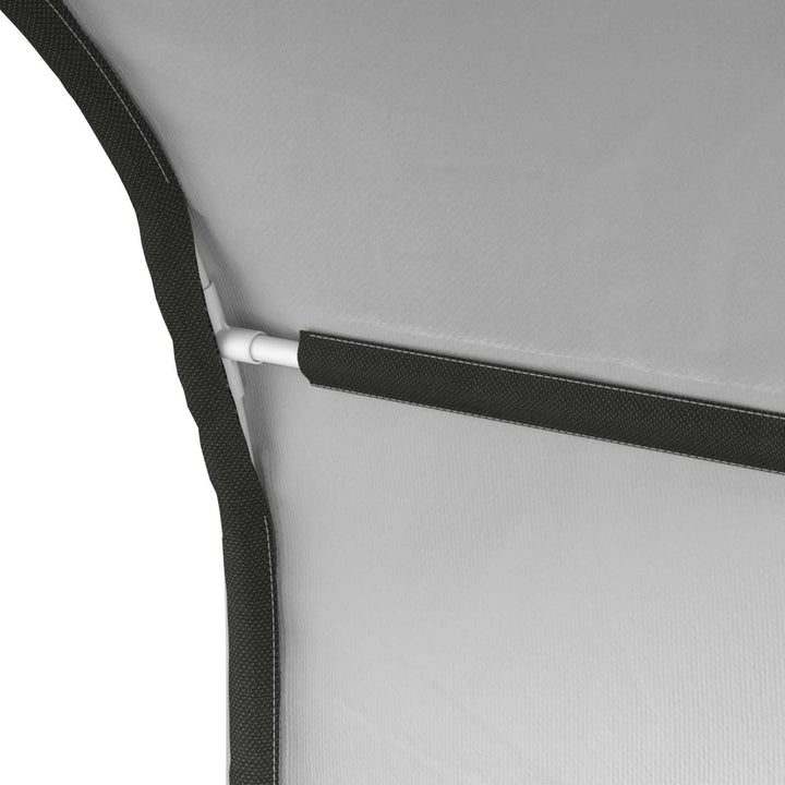 Seng Tunnel 2 pcs Hvid 211 x 67.5 x 2 cm Polyester