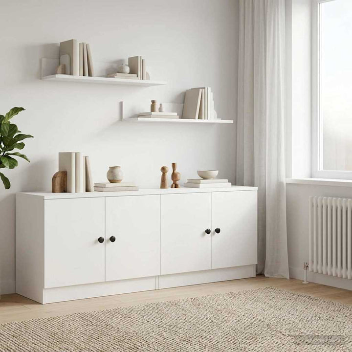 Opbevaringsskab til Køjeseng 2 stk. Hvid 66 x 35 x 48 cm