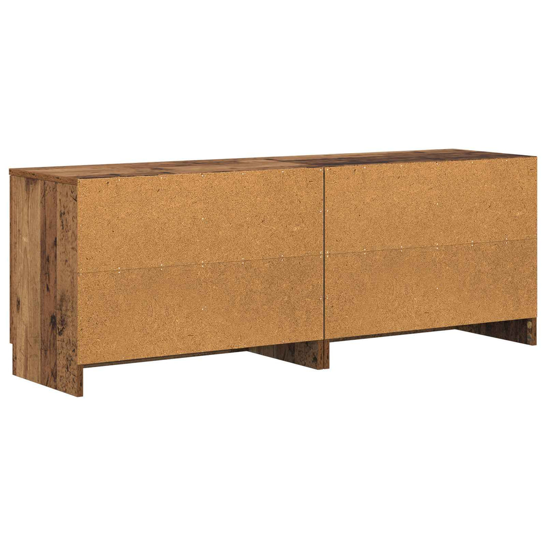 Sengeskab 2 pcs Gammelt træ 66 x 35 x 48 cm Konstrueret træ