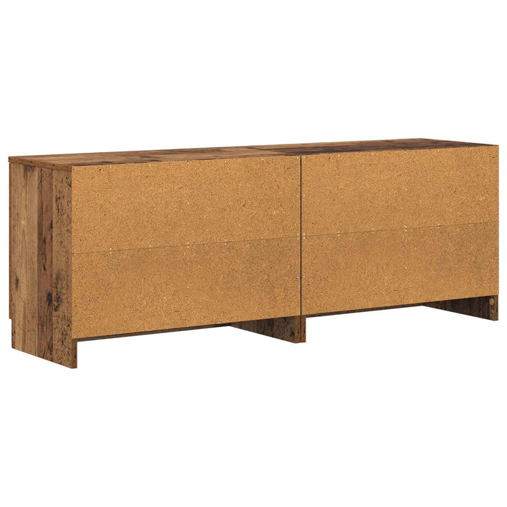 Sengeskab 2 pcs Gammelt træ 66 x 35 x 48 cm Konstrueret træ