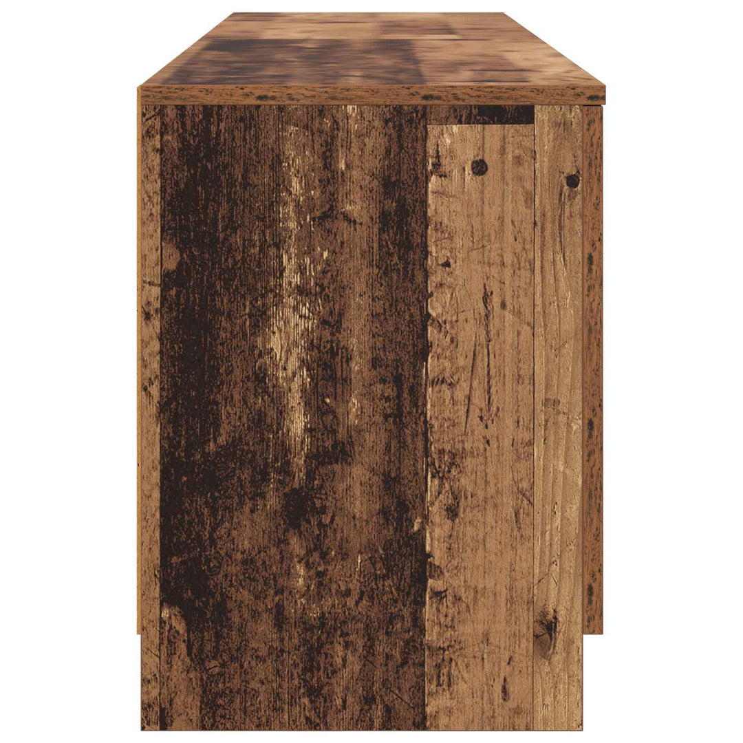 Sengeskab 2 pcs Gammelt træ 66 x 35 x 48 cm Konstrueret træ