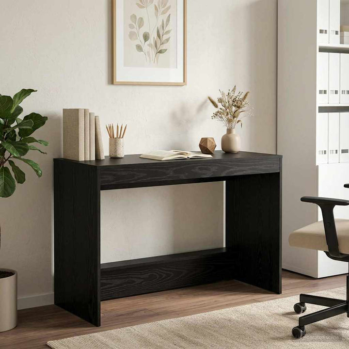 Sengebord Sort eg Konstrueret træ 100 x 45 x 75 cm