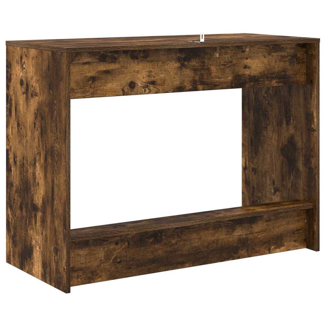 Sengebord Røget eg Konstrueret træ 100 x 45 x 75 cm