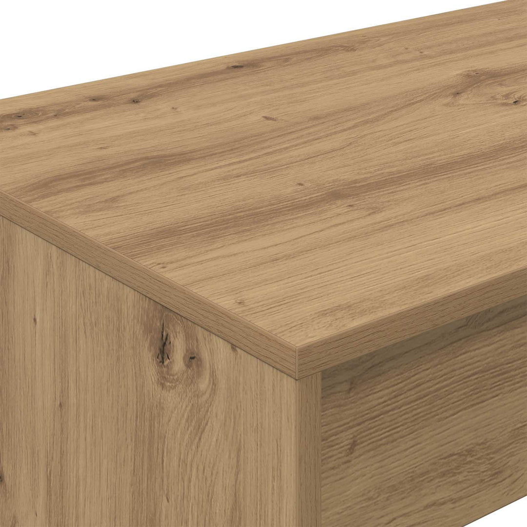 Sengebord Artisan-eg Konstrueret træ 100 x 45 x 75 cm