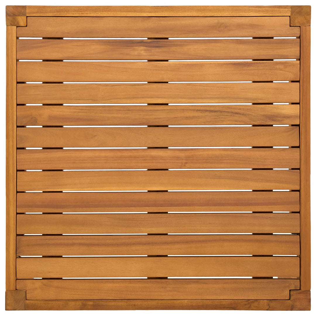 Havemøbel Bord Massivt Akacietræ Naturfarvet 60 x 60 x 30 cm