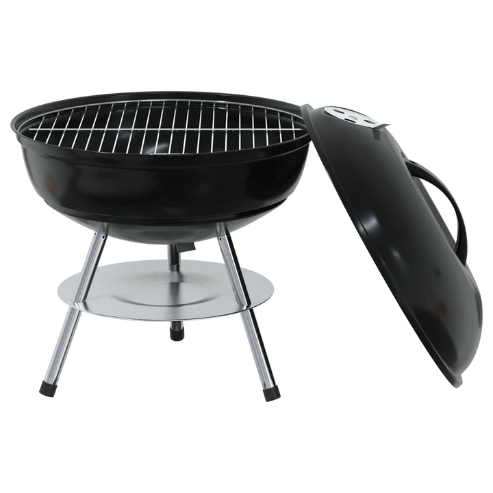 Kulgrill Sort 36,5 x 36,5 x 40 cm