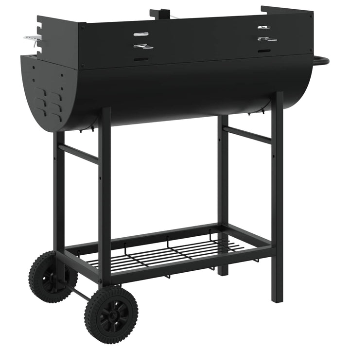 Kulgrill 96,5 x 42,5 x 88,5 cm Sort