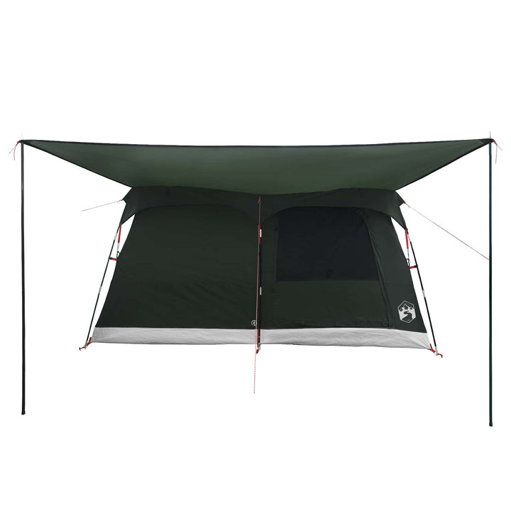 Familietelt med tag Army Grøn 320 x 210 x 180 cm Polyester