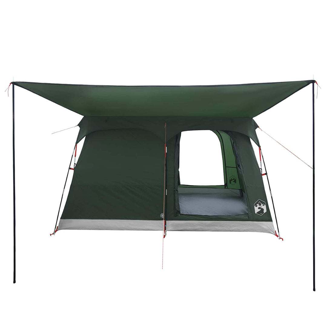 Familietelt med tag Army Grøn 380 x 260 x 190 cm Polyester