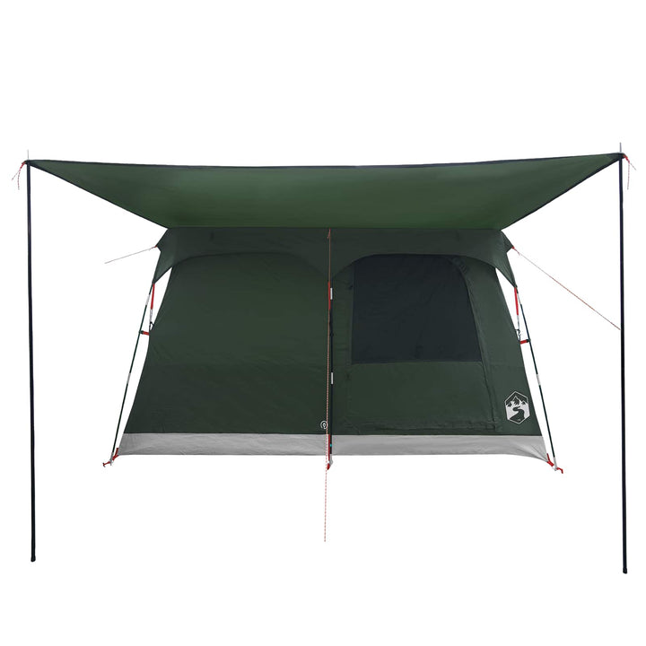 Familietelt med tag Army Grøn 380 x 260 x 190 cm Polyester