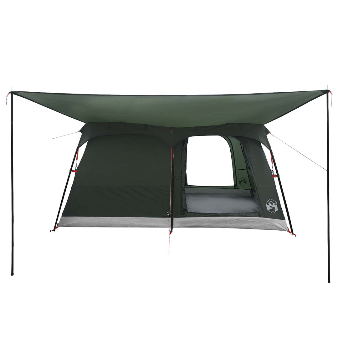 Familietelt Army Grøn 500 x 400 x 230 cm Polyester og Stål