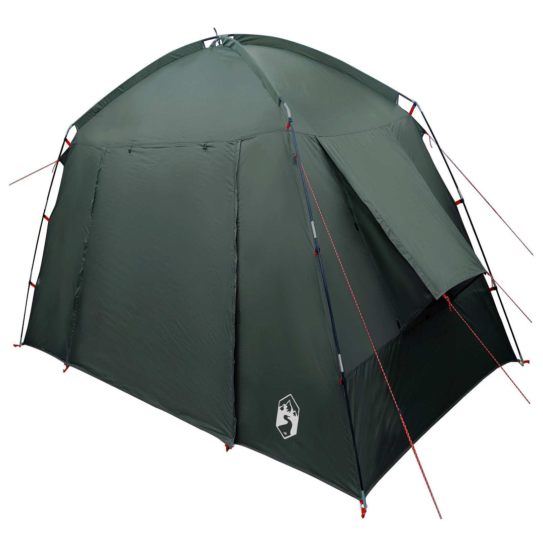 Hyttetelt med tag Army Grøn 210 x 210 x 138 cm Polyester