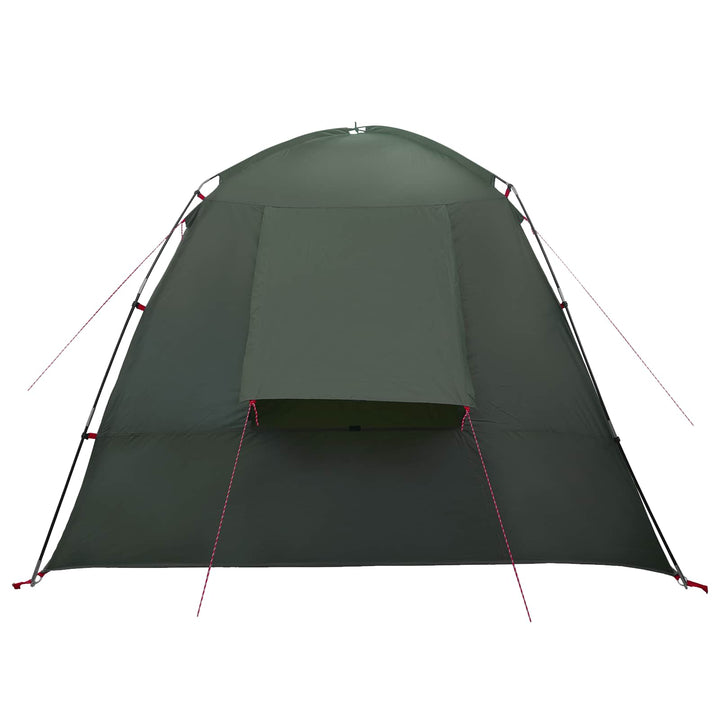 Hyttetelt med tag Army Grøn 210 x 210 x 138 cm Polyester