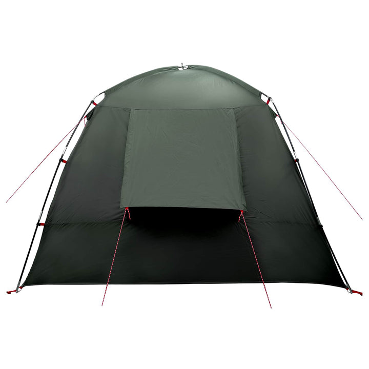 Hyttetelt med tag Army Grøn 300 x 210 x 156 cm Polyester