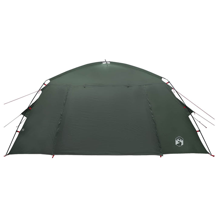 Hyttetelt med tag Army Grøn 400 x 210 x 180 cm Polyester