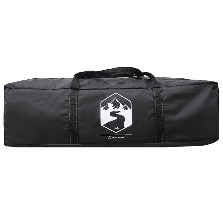 Hyttetelt med tag Hvid Blackout 400 x 210 x 180 cm Polyester