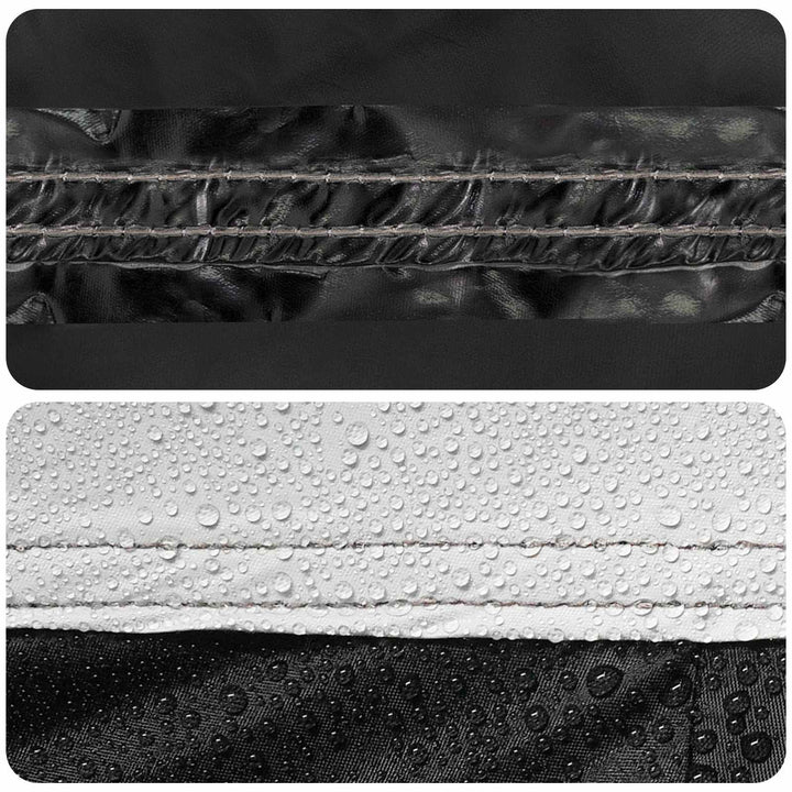 Hyttetelt med tag Hvid Blackout 400 x 210 x 180 cm Polyester