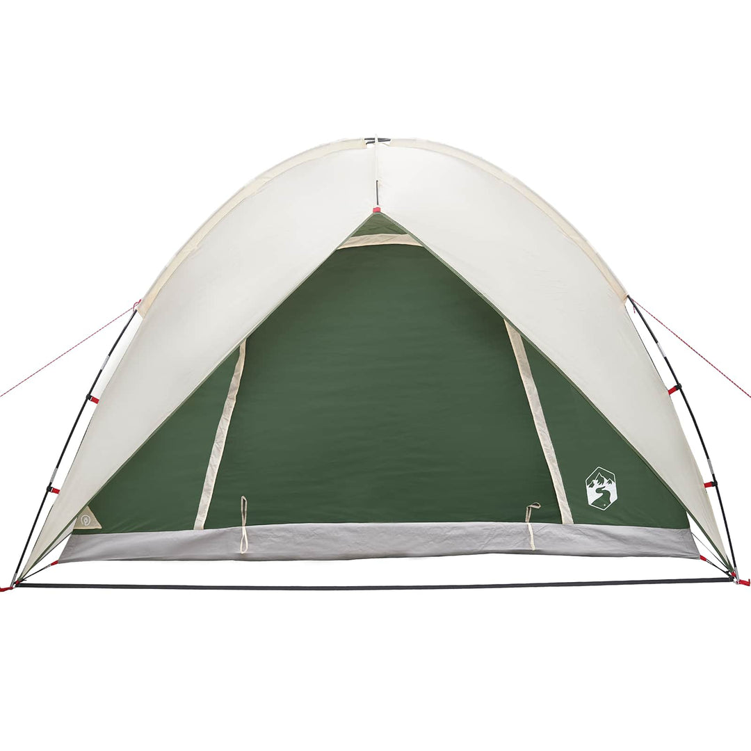 Camping telt med regnslag vandafvisende Grøn 245 x 245 x 149 cm